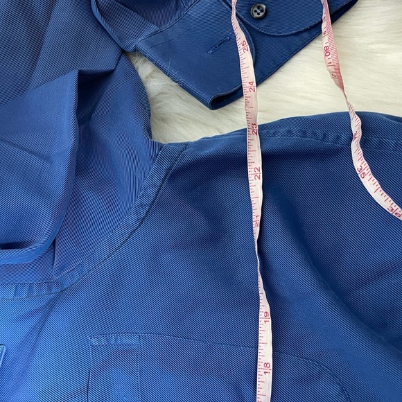 Giorgio Redaelli 43/17 button down shirt blue euc - Picture 6 of 7